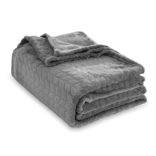 Winthome Kuscheldecke Flauschig Weich für Kinder geeignet, Warme Couchdecke Pflegeleicht, Kuschelige Fleecedecke für all