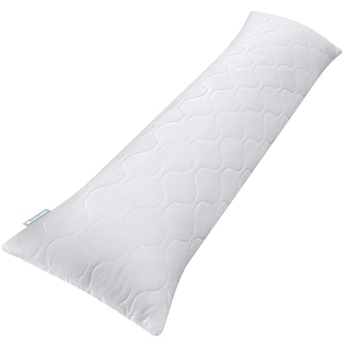 Gentle North Kopfkissen (40x40 cm) - 2er Set - Weiß für Bett und Deko - Ökotex - Waschbar - Reißverschluss für Füllung