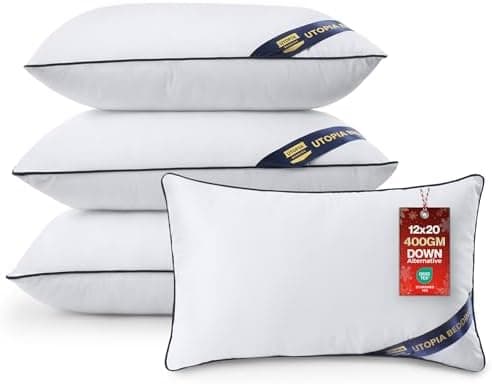 Utopia Bedding 2er Set Kissen 40x40 cm, Weiß - Deko und Ergonomie für Bett und Sofa (OEKO-TEX STANDARD 100)  
Utopia Bed