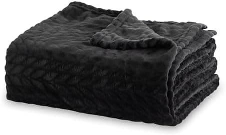 Winthome Kuscheldecke Flauschig Weich für Kinder geeignet, Warme Couchdecke Pflegeleicht, Kuschelige Fleecedecke für all