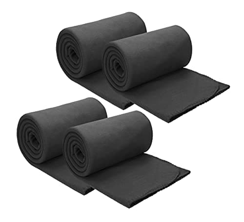 Betz Fleecedecke – weiche Wohndecke & Kuscheldecke – leicht, warm & pflegeleicht – Farbe Petrol 130x170 cm 180g/m²