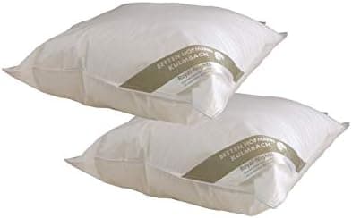 **Hofmann Franken Waschbarer Federkissen 50x50 cm 15% Daunen, Naturprodukt**
| **Hofmann Franken Kopfkissen 50x50 cm, 5
