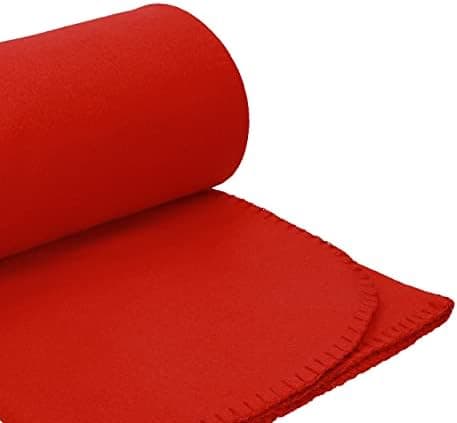 Betz Fleecedecke – weiche Wohndecke & Kuscheldecke – leicht, warm & pflegeleicht – Farbe Petrol 130x170 cm 180g/m²