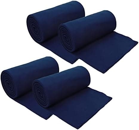 Betz Fleecedecke – weiche Wohndecke & Kuscheldecke – leicht, warm & pflegeleicht – Farbe Petrol 130x170 cm 180g/m²