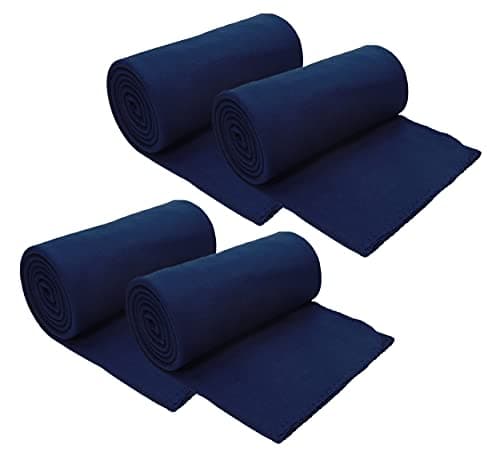 Betz Fleecedecke – weiche Wohndecke & Kuscheldecke – leicht, warm & pflegeleicht – Farbe Petrol 130x170 cm 180g/m²