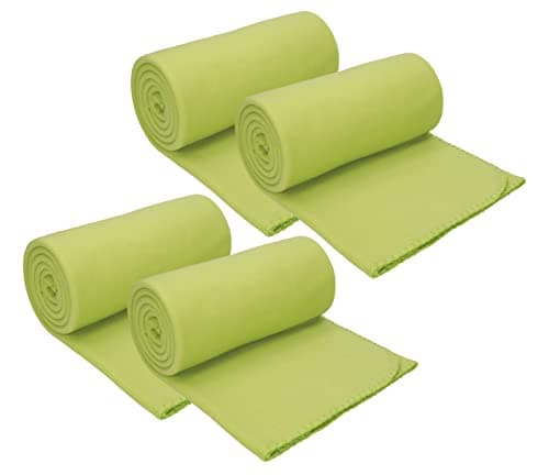 Betz Fleecedecke – weiche Wohndecke & Kuscheldecke – leicht, warm & pflegeleicht – Farbe Petrol 130x170 cm 180g/m²