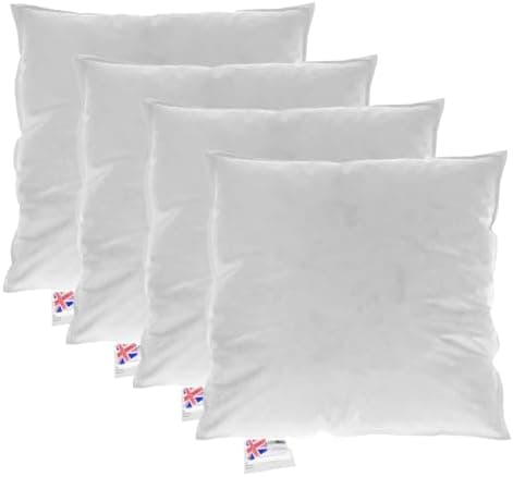 Homescapes Füllkissen 40x40 cm – 2er-Set Federkissen mit Daunen & Baumwollbezug OEKO-TEX patriotic DEKO Kissenfüllung/De