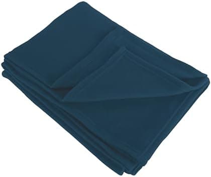 Polar Fleecedecke Grau 125x150cm 170GSM - flauschig & weich für Reise & Heim - Schondecke für Sofa & Couch - kleine Over