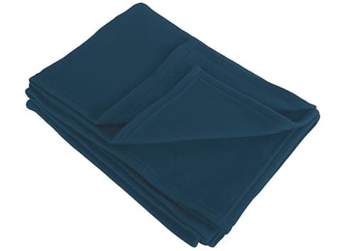 Polar Fleecedecke Grau 125x150cm 170GSM - flauschig & weich für Reise & Heim - Schondecke für Sofa & Couch - kleine Over