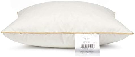 Federkissen 40x40 cm | 300g Kissenfüllung 100% Federn | OekoTex Zertifikat | Baumwollbezug | comfort pillow 40x40cm | Oe