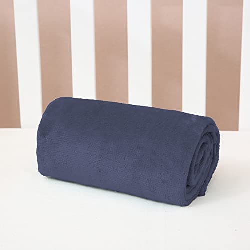 FARFALLAROSSA Oeko-TEX Flauschig Kuscheldecke 130x160 cm - Super Weiche Fleecedecke als Sofaüberwurf - Wohndecke Gelb OE