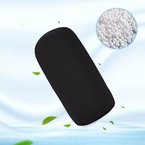 KIMISS Schwarz (Lila)           Mini Microbead Kissenrolle         für Reise und Zuhause            Helft beim Schlafen