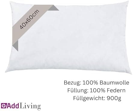 Kinder-Federkissen-Füllung 50x50cm für Baby und Kleinkinder auf dem Schlafsofa