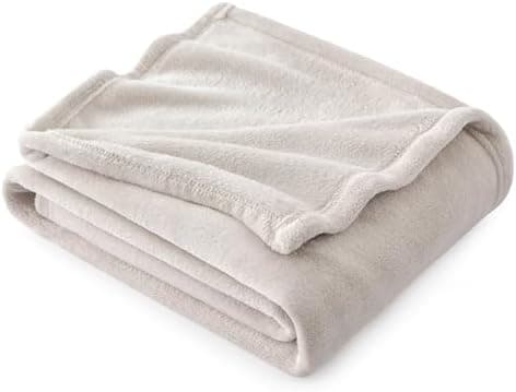 BEDSURE Wohndecke Warm Grau - Weich, Fleecedecke für Frauen, Couch Überwurf 150x200cm