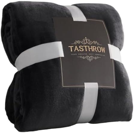 TASTHROW Weiche Fleecedecke für Wohnzimmer, Soft und Warm Tagesdecke, perfekt für Familie und Gäste (Rosa, 130x180cm)