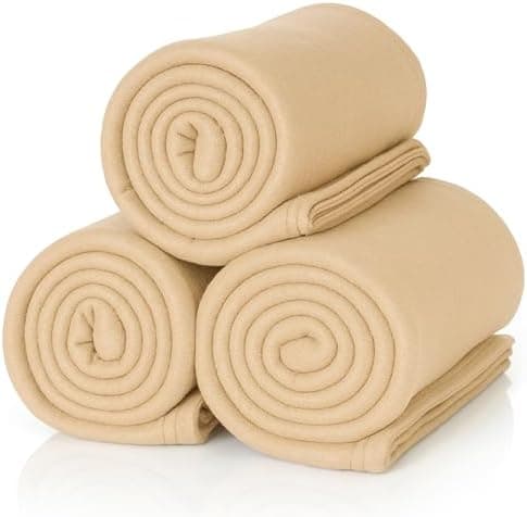 ALCLEAR Schokobraun Fleecedecken 130x160 cm, über 200 g/m2, SOFAGEDECKE DECKE Wohndecke Picknickdecke OEKO-TEX