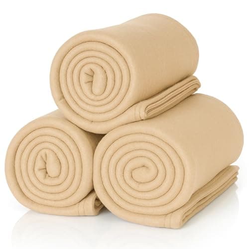 ALCLEAR Schokobraun Fleecedecken 130x160 cm, über 200 g/m2, SOFAGEDECKE DECKE Wohndecke Picknickdecke OEKO-TEX