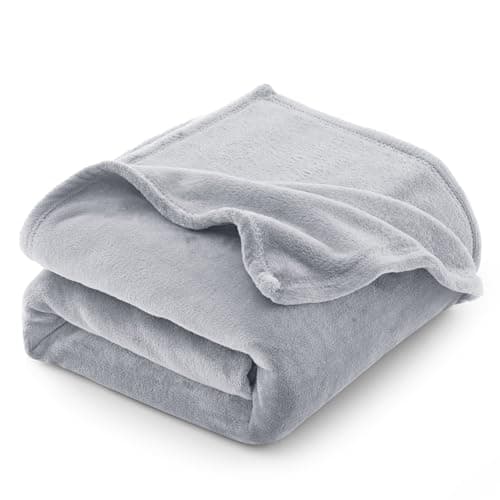 CozyLux Kuscheldecke Flauschig für 4 Jahreszeiten - Weich/Warm/Leicht - Sofa/Bett/Couch 150x200cm Grau