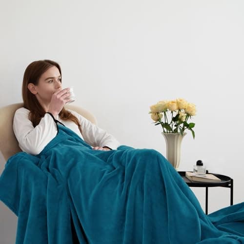 Kuscheldecke WAVVE Flauschig Warm - Sofadecke 150x200 cm Weich für Wohnraum Couchdecke GrauXL