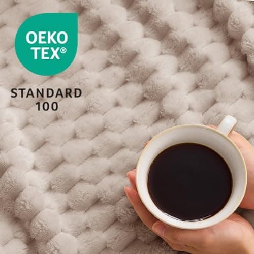 Vielit Ultraweiche Kuscheldecke Flauschig Rot – Warme & Gemütliche Couch & Sofadecke, Atmungsaktiv & Pflegeleicht, OEKO-