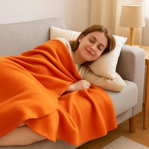 Betz Fleecedecke – weiche Wohndecke & Kuscheldecke – fürs Sofa & Bett – flauschig, leicht, wärmend & pflegeleicht – lila