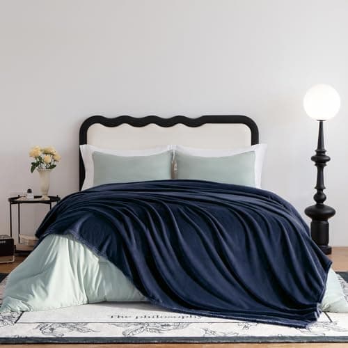 Kuscheldecke WAVVE Flauschig Warm - Sofadecke 150x200 cm Weich für Wohnraum Couchdecke GrauXL
