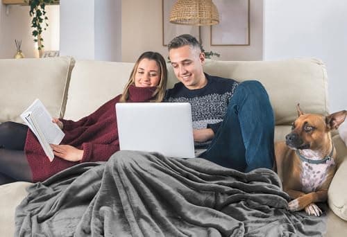 Utopia Bedding Kuscheldecke flauschig Warm für Winter und Sofa
