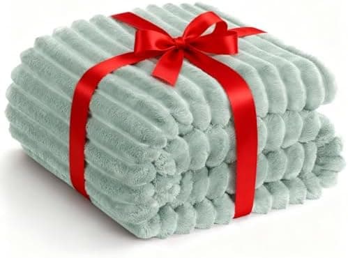 WAVVE Kuscheldecke Flauschig für Zimmer Deko, Sofadecke weicher Fleecedeckenausschnitt, Wohnraum Accessoire 130x150cm Gr