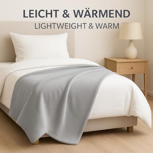Betz Fleecedecke – weiche Wohndecke & Kuscheldecke – fürs Sofa & Bett – flauschig, leicht, wärmend & pflegeleicht – lila