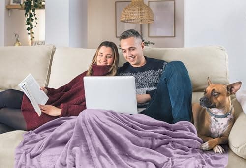 Utopia Bedding Kuscheldecke flauschig Warm für Winter und Sofa