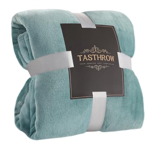 TASTHROW Weiche Fleecedecke für Wohnzimmer, Soft und Warm Tagesdecke, perfekt für Familie und Gäste (Rosa, 130x180cm)