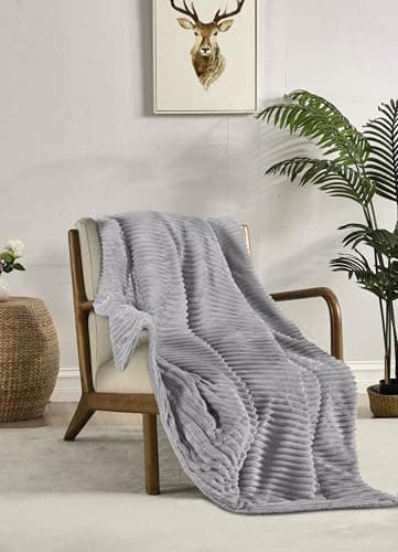 Miracle Home Wendbare Fleecedecke aus Mikrofaser, weich, warm und maschinenwaschbar, für den ganze Haushalt, 130 x 160 c