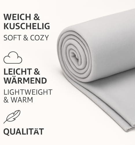 Betz Fleecedecke – weiche Wohndecke & Kuscheldecke – fürs Sofa & Bett – flauschig, leicht, wärmend & pflegeleicht – lila