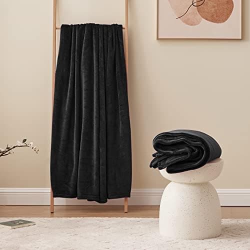 Aisbo Flauschig Warme Decke Rot für Winter - Kuschliges Wohnzimmer Blanket 130x150 cm OEKO-TEX