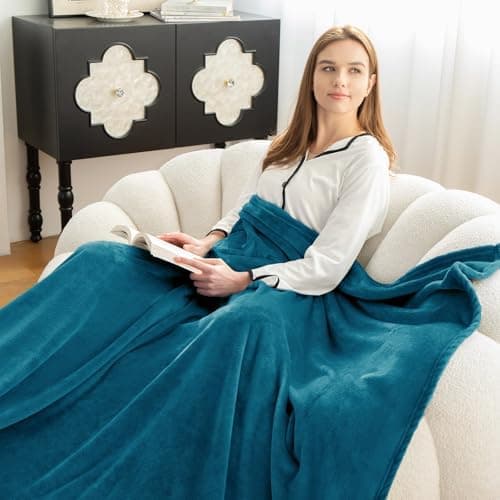Kuscheldecke WAVVE Flauschig Warm - Sofadecke 150x200 cm Weich für Wohnraum Couchdecke GrauXL