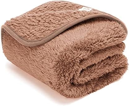 Nobleza Weiche Fleecedecke für Hund und Katze, Waschbar, Warm und Komfortabel - Grau 100x80cm  
Nobleza Waschbare Hunded