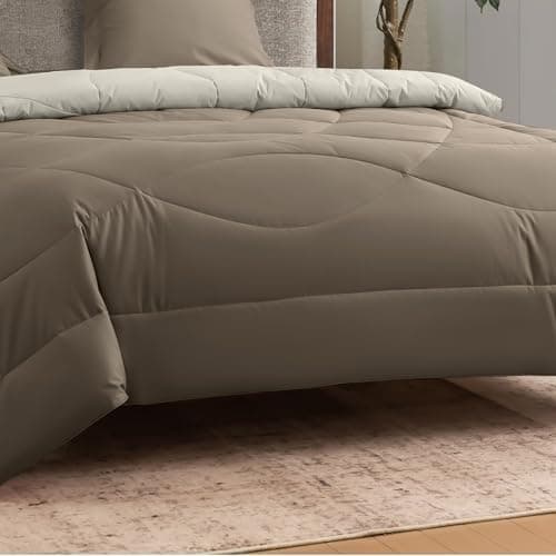 Oeko-TEX Zertifiziert_sleep komfortabel 4-jahreszeiten Bettdecke 135x200 Washbar Baumwolle & Mikrofaser Atmungsaktiv + K