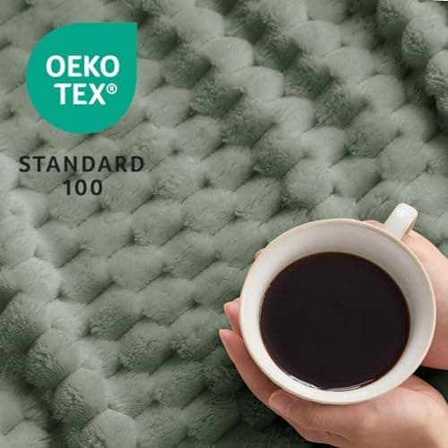 Vielit Ultraweiche Kuscheldecke Flauschig Rot – Warme & Gemütliche Couch & Sofadecke, Atmungsaktiv & Pflegeleicht, OEKO-