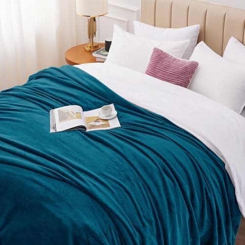 Kuscheldecke WAVVE Flauschig Warm - Sofadecke 150x200 cm Weich für Wohnraum Couchdecke GrauXL