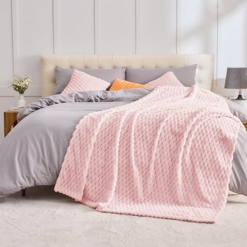 Vielit Ultraweiche Kuscheldecke Flauschig Rot – Warme & Gemütliche Couch & Sofadecke, Atmungsaktiv & Pflegeleicht, OEKO-
