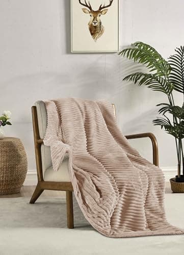Miracle Home Wendbare Fleecedecke aus Mikrofaser, weich, warm und maschinenwaschbar, für den ganze Haushalt, 130 x 160 c