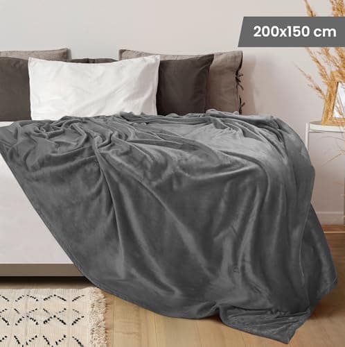 Utopia Bedding Kuscheldecke flauschig Warm für Winter und Sofa