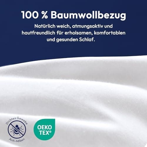 Premium Daunendecke 135x200cm, Ganzjahresdecke für die gesamte Familie, perfekt zur Winterschluss/libsaison, 100% Geräus