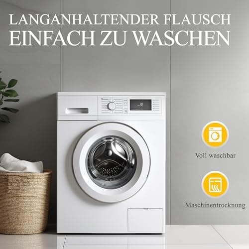 Orange Wave Kopfkissen 50x50cm - RDS und ÖKO-TEX ergonomisches Schlafkissen, doppelte Kombination aus Weichheit und Stüt