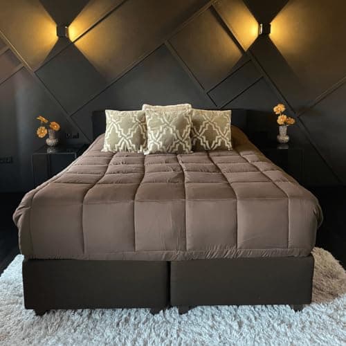 Zelesta Easybed 135x200 Bettendecke 4 Jahreszeiten - Perfect für Alle Altersgruppen im Haus - Waschbare Steppdecke ohne