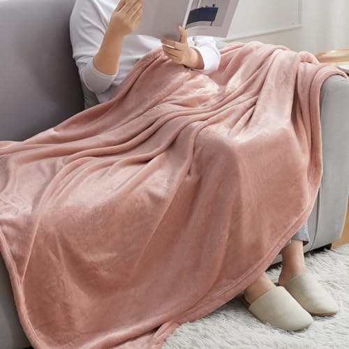 EHEYCIGA Flauschig weiche Kuscheldecke Grau 130x165 für Wohnzimmer und Sofa OEKO-TEX
| EHEYCIGA weiche warme Fleecedeck