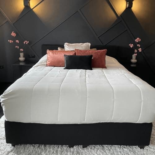 Zelesta Easybed 135x200 Bettendecke 4 Jahreszeiten - Perfect für Alle Altersgruppen im Haus - Waschbare Steppdecke ohne