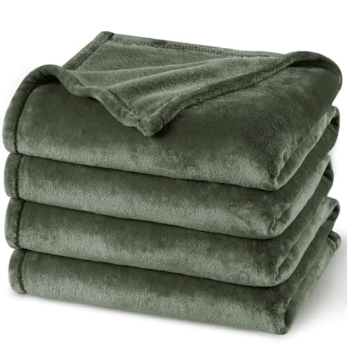 Oeko-Tex Weich Warm Kuscheldecke PHF Flauschig Fleecedecke 130x150cm - Beige, Couch, Sofa & Bett Überwurf