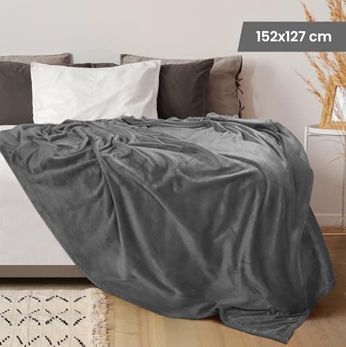 Utopia Bedding Kuscheldecke flauschig Warm für Winter und Sofa