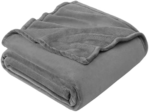 EHEYCIGA Flauschig weiche Kuscheldecke Grau 130x165 für Wohnzimmer und Sofa OEKO-TEX
| EHEYCIGA weiche warme Fleecedeck